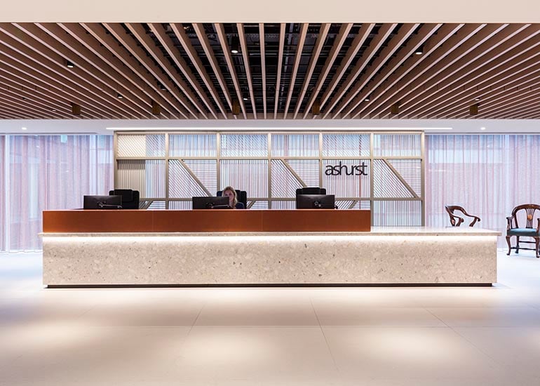 Ashurst's London HQ at the Fruit & Wool Exchange Building Electrosonic